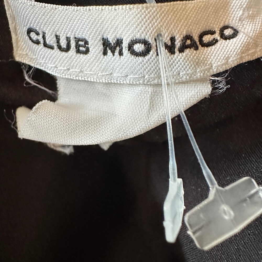 Club monaco black dress with a front bow. - Picture 8 of 9